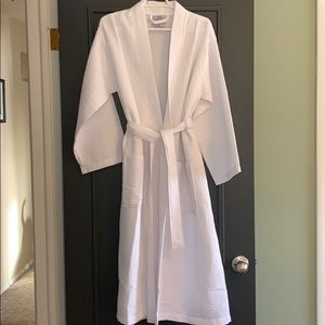 White Waffle Weave Robe